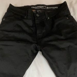 Triumph ladies motorcycle trousers.  Size 10-12/34R worn 4 times,great condition